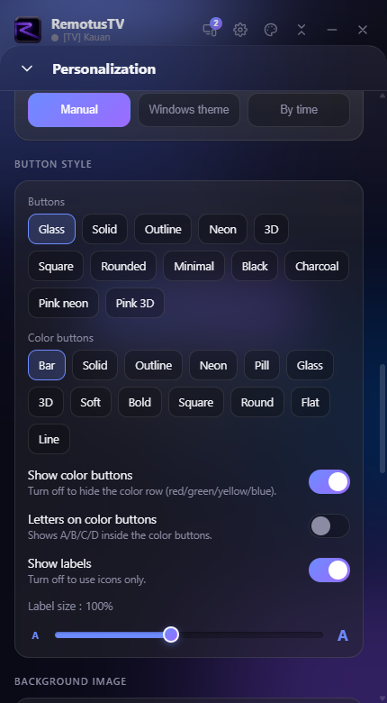 Button styles